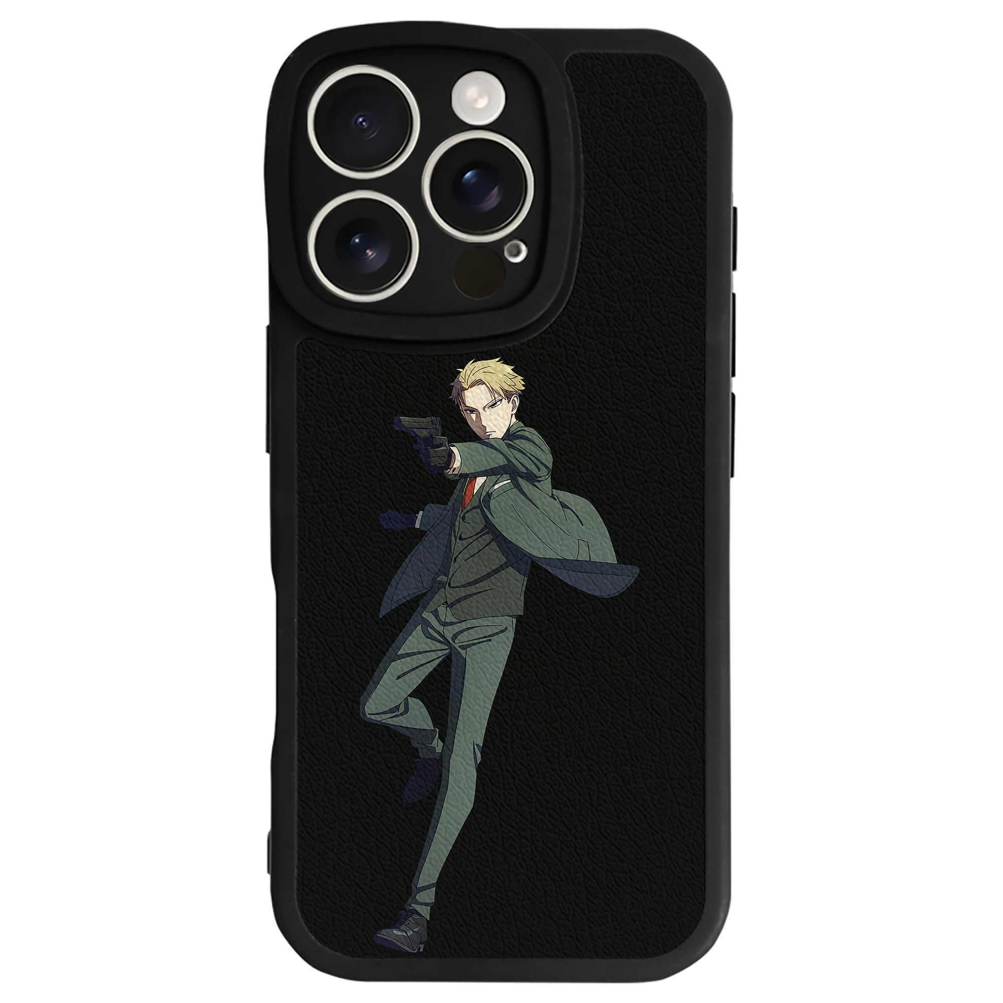 （画像用） SPY×FAMILY间谍家家酒 【iPhone 16シリーズ対応】シリコンスマホケース（レザー調） 材質：シリコン